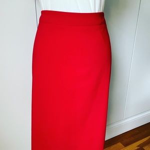 DKNY Red Skirt